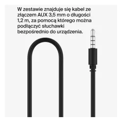 Słuchawki bezprzewodowe Belkin Soundform Mini dla dzieci Nauszne Bluetooth 5.3 Czarny