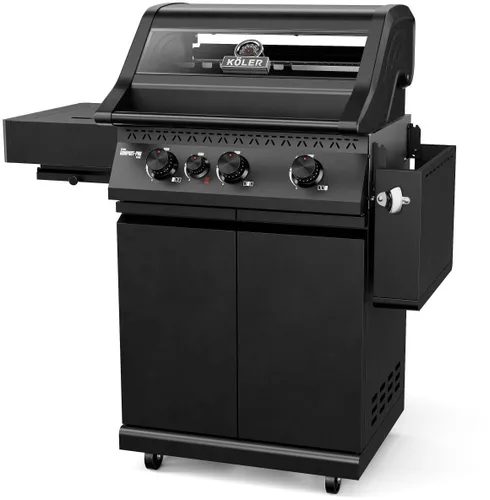 Grill gazowy KOLER Krone Compact Pro Czarny 15.8 kW 60 x 46 cm