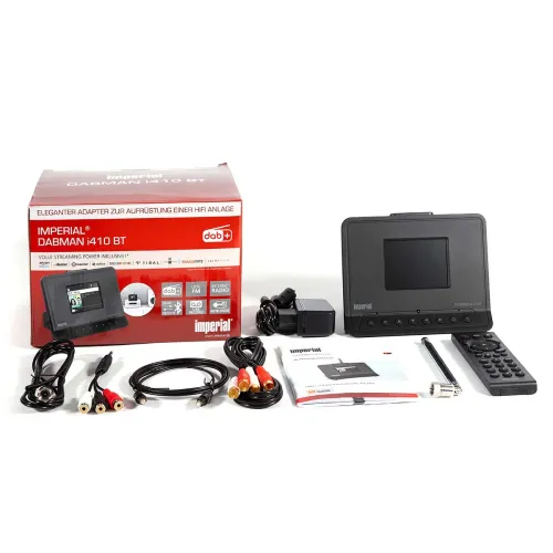 Radioodbiornik Imperial DABMAN i410 Radio FM, DAB+, Internetowe Wi-Fi Bluetooth Czarny