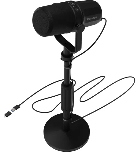 Mikrofon Genesis Radium 750D Przewodowy Dynamiczny Czarny