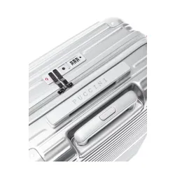 Walizka średnia Puccini Dallas - srebrny