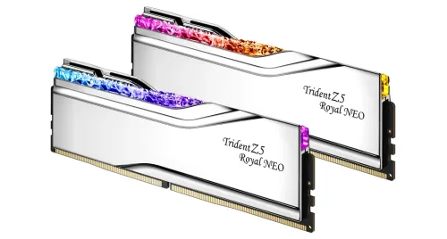 Pamięć RAM G.Skill Trident Z5 Royal Neo DDR5 64GB (2x32GB) 6000 CL26 Biały