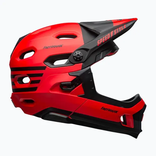 Kask rowerowy Bell FF Super DH MIPS Spherical fasthouse matte gloss red/black
