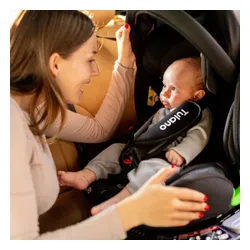 Fotelik samochodowy TULANO Loom 35 40-150 cm (0-36 kg) Czarny