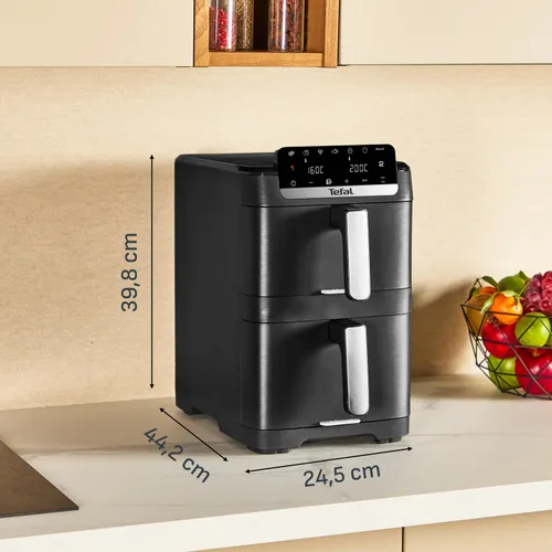 Air Fryer Frytkownica beztłuszczowa TEFAL EY7568E0 Easy Fry Stack 10l  z podwójnym koszem
