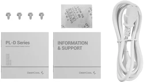 Zasilacz DeepCool PL750D 750W 80+ Bronze Biały