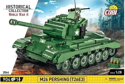 Yapı taşları Cobı 2564 Historical Collection WWII Tank M26 Pershing (T26E3) 904 yapı taşları