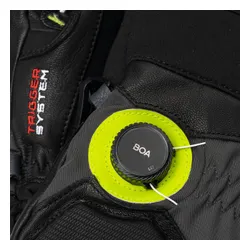 Rękawice narciarskie męskie LEKI Griffin Tune 3D Boa black/graphite/ice lemon