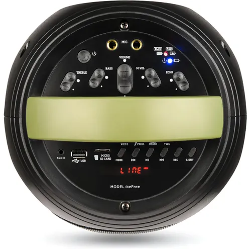 Głośnik mobilny V-TONE Be Free Radio FM Czarny