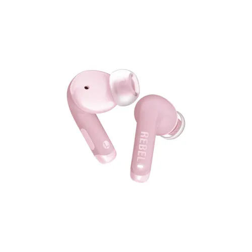 Słuchawki bezprzewodowe Fresh 'n Rebel Twins Fuse 2 ANC Dokanałowe Bluetooth 5.3 Pastel Pink
