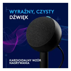 Mikrofon Logitech Yeti Orb Przewodowy Pojemnościowy Czarny