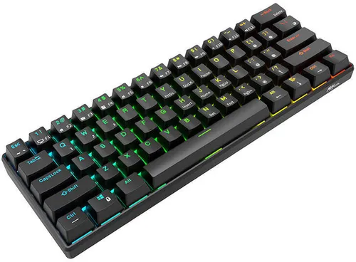 Klawiatura ROYAL KLUDGE RK61 RGB Brown Switch Czarny