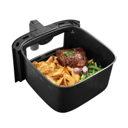 Air fryer Raven Frytkownica niskotłuszczowa EFN011 z funkcją mgiełki wodnej i olejowej 1800W 7l 8 programów automatycznych