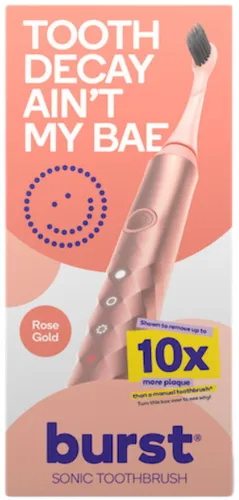 Szczoteczka soniczna BURST Oral Care Różowo-złoty
