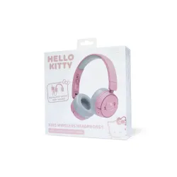 Słuchawki bezprzewodowe z mikrofonem OTL Technologies Hello Kitty Kids Wireless Dla Dzieci Nauszne Różowe-złoto