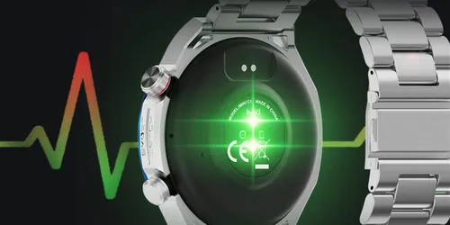 Smartwatch IMIKI Xplorer Oyster Srebrno-niebieski