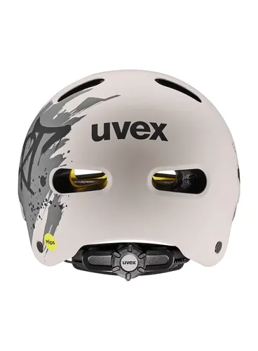 Kask rowerowy dla dzieci Uvex Kid 4 Style Mips - dirt warm grey matt