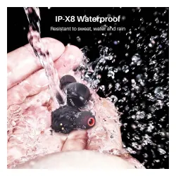 Słuchawki bezprzewodowe Tozo T6S Dokanałowe Bluetooth 5.2 Czarny