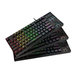 Klawiatura mechaniczna Krux Atax RGB Outemu Blue KRX0041 Czarny