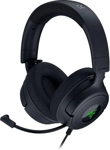 Słuchawki przewodowe z mikrofonem Razer Kraken V4 X Nauszne Czarny