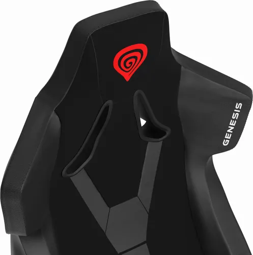 Fotel Genesis Nitro 650 Gamingowy do 150kg Skóra ECO Tkanina Czarny