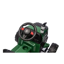 Traktor Na Akumulator Dla Dziecka Ch9959B 24V 2X120W Przyczepa LED Eva Pilot