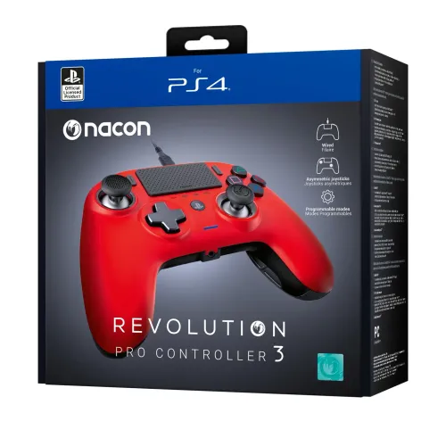 Геймпад Nacon Revolution Pro Controller 3 к PS4 Проводной Красный