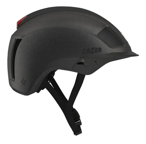 Kask rowerowy LAZER Next KinetiCore Czarny Miejski z lampką (rozmiar S)