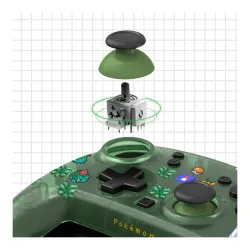 Pad Hori Wireless HORIPAD Turbo Pokemon Pixel Green do Nintendo Switch 2 Bezprzewodowy