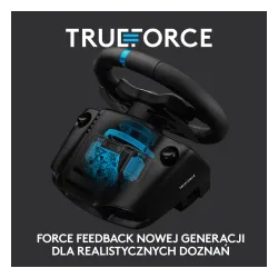 Kierownica Logitech G923 z pedałami do Xbox Series X/S, Xbox One, PC Force Feedback + szkynia biegów Driving Force Shifter