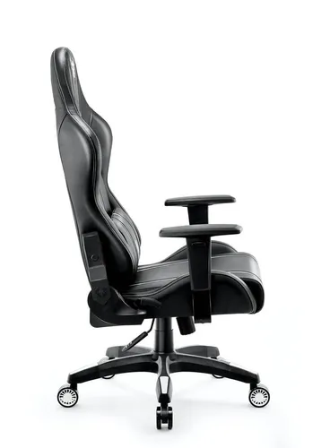 Fotel Diablo Chairs X-One 2.0 Normal Size Gamingowy do 160kg Skóra ECO Tkanina Czarno-biały