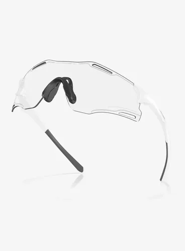 Okulary przeciwsłoneczne Oakley Cybr Zero matte white/clear to black iridium photochromic