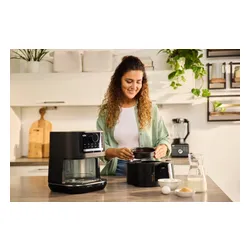 Air Fryer Frytkownica beztłuszczowa BRAUN MultiFry 5 HF5075IBK 6l z okienkiem do obserwacji postępów gotowania