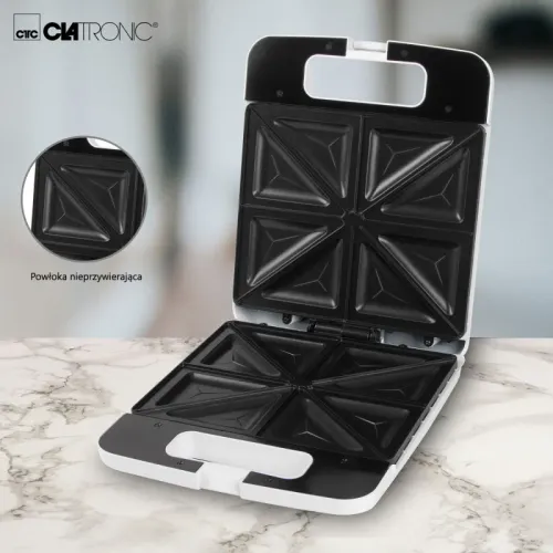 Opiekacz CLATRONIC ST 3629 XXL na 4 kanapki/8 trójkątów