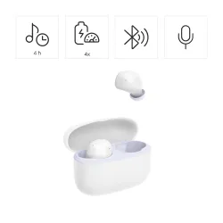 Słuchawki bezprzewodowe Hama Freedom Buddy II TWS Dokanałowe Bluetooth 5.3 Biały