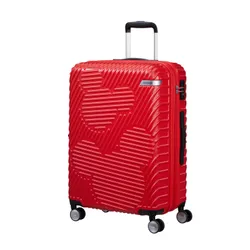 Walizka średnia American Tourister Mickey Clouds - classic red