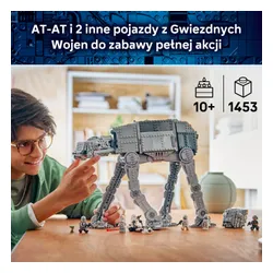 LEGO Star Wars 75454 Mandalorian AT-AT Resztek Imperium, zestaw klocków 10+