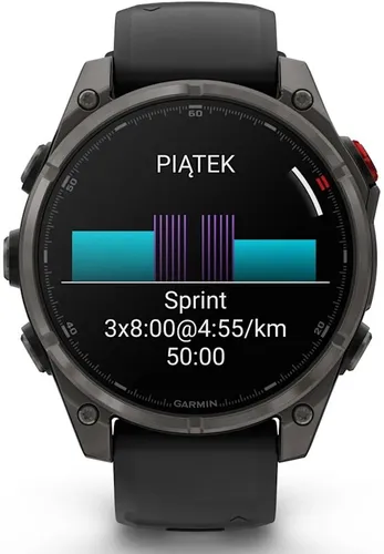 Zegarek sportowy GARMIN Fenix 8 Pro 47mm Czarny