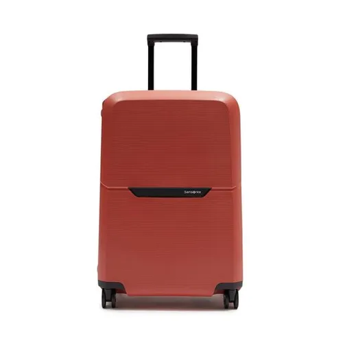 Средний жесткий чемодан Samsonite Magnum Eco 139846-0557-1beu Maple Orange