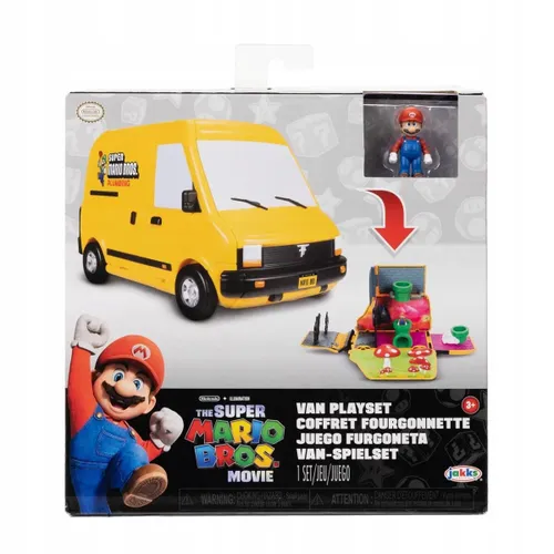 Super MARIO Movie Van furgonetka rozkładana pojazd 41713 jakks pacific