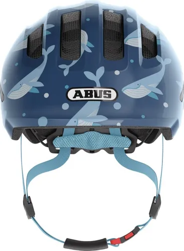 Kask rowerowy ABUS Smiley 3.0 Whale Niebieski dla Dzieci (rozmiar S)