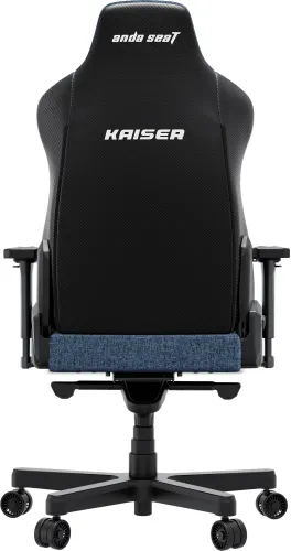 Fotel Anda Seat Kaiser 3E XL Gamingowy do 150kg Tkanina Granatowy