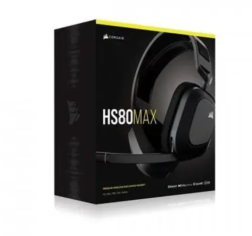 Słuchawki bezprzewodowe z mikrofonem Corsair HS80 MAX Wireless Nauszne Szary