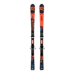 Narty gigantowe sportowe dziecięce ROSSIGNOL ATHLETE GS PRO + wiązanie LOOK NX7 z GRIP WALK - Długość (cm) - 158