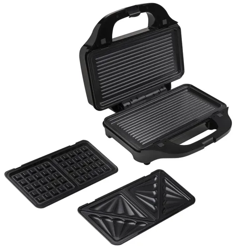 Opiekacz Raven ES006X 3w1 Trójkąty Gofry Grill 1200W