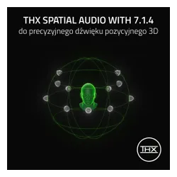 Słuchawki RAZER BlackShark V3 Bezprzewodowe, Nauszne, Dźwięk przestrzenny Czarny