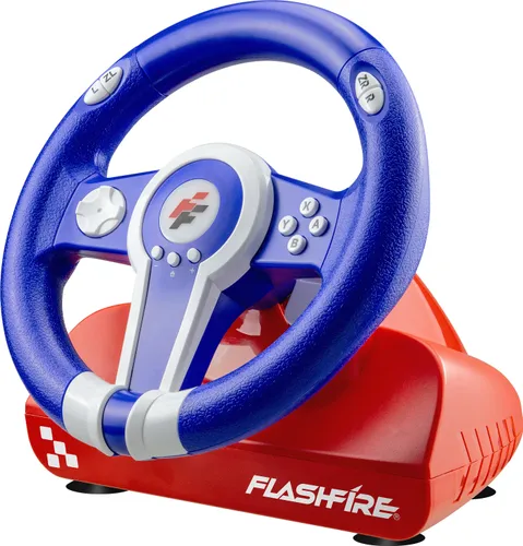 Kierownica FLASHFIRE ES300A Niebiesko-czerwony