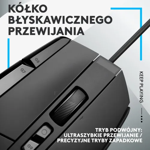 Myszka gamingowa Logitech G502 X Czarny