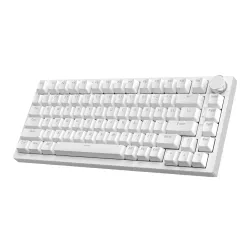 Klawiatura mechaniczna przewodowa Ajazz AK820 Red Switch biała