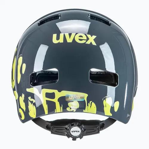 Kask dziecięcy UVEX Kid 3 dirtbike grey/lime